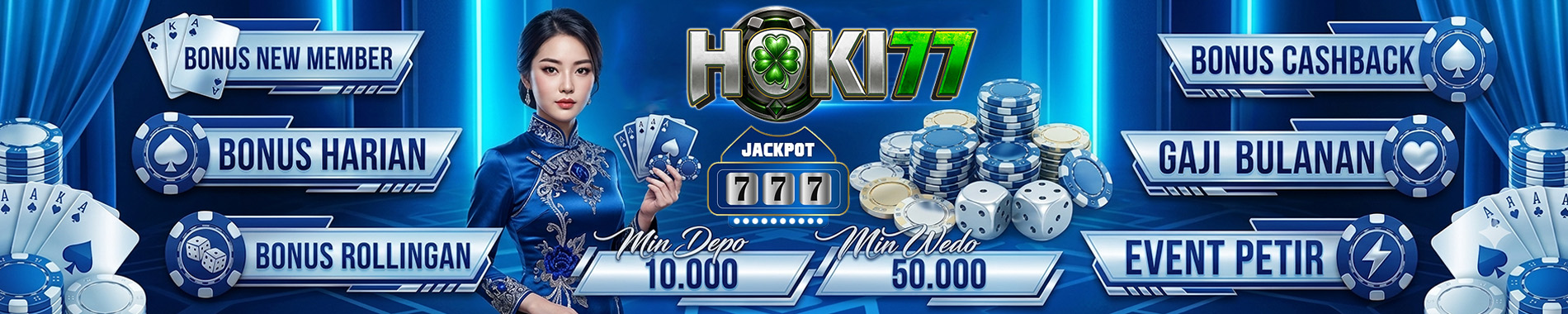 Bonus New Member 100% Hoki77